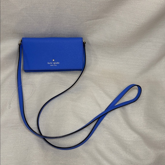 Kate Spade Vibrant Blue Crossbody Bag - Picture 1 of 13